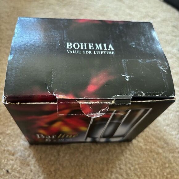 Barline Bohemia Crystal Box Of 6 50 ML Vodka Shot Glasses - Picture 4 of 6